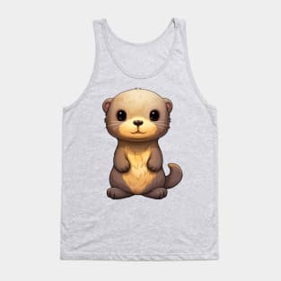 Cute Baby Otter Tank Top